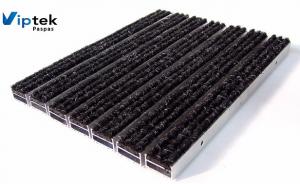 Грязезащитная алюминиевая решетка с текстильными вставками KH-20