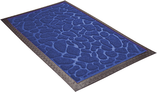 Придверный коврик грязезащитный Shahintex синий 45х75 см
